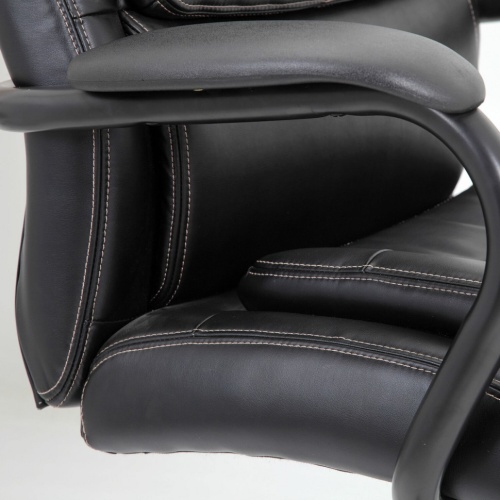 Кресло руководителя Brabix Premium Heavy Duty HD-004 до 200 кг, экокожа, черное 531942 фото 4